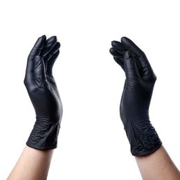 8 pairs in Disposable Black Nitrile Gloves For Household Garden Kitchen accessories Powder Free