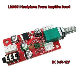 Headphone power amplifier panel preamplifier module DC 3.6V-12V LM4881