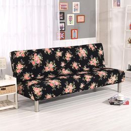 Chair Covers Sofa Cover Couch Elastic Printed Stretch No Armrests Tightly Wrap All-inclusive Slip-resistant Slipcover Multi Colour