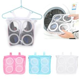 Laundry Bags Shoes Washing Lazy Travel Shoe Storage Mesh Bag Anti-deformation Protective Clothes Organiser