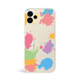 phone Cases Case For iPhone 14 Pro Max 13 Mini 12 11 XS XR X 8 7 Plus SE Lens Camera Protection Colorful Silicone Rubber TPU Shockproof Cover