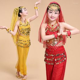 Stage Wear Children's Belly Dance Costume Set Oriental Girl Clothes Kids Suit