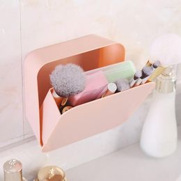 Storage Boxes Plastic Wall Hanging Waterproof Organiser Drawer Square Cosmetic Tableware Toothbrush Box Makeup Holder Switch Container