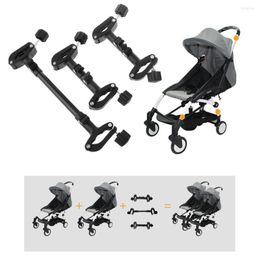 Stroller Parts QILEJVS 3Pcs Baby Cart Assemble Connector Joint Linker Adjustable Length Twin Connect Adapter Outdoor Toddler Acce