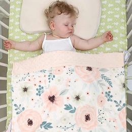 Blankets Skin Friendly Soft Baby All Season Velvet Kids Print Cute Born Swaddle Blanket Children's Supplies