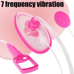 Beauty Items 7 Speed Pussy Pump for Vagina Clitoris Sucker Women Vibrating Clit Vibrator Nipple Enlarge Vacuum Cover Adults sexy Toys