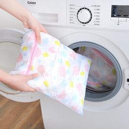 Laundry Bags Storage The Bathroom Accessories Bra Washing Bag Clothes Set Appliances Useful Net Wash Zipper Basket