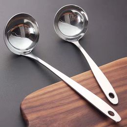 Cookware thickened stainless steel porridge long handle household kitchen hot pot spoon