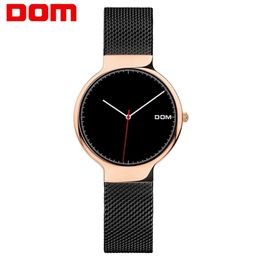 Women Watches DOM Brand Luxury Fashion Quartz Ladies Watch Clock Rose Gold Dress Casual girl relogio feminino Watches women G-32235o