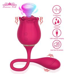 Beauty Items Rose Clitoris Sucking Vibrator for Women G-Spot Love Egg Nipple Sucker Stimulation Erotic sexy Toy