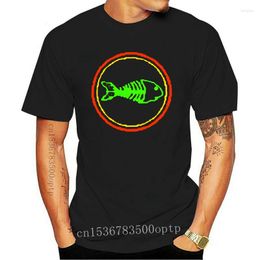 Men's T Shirts High Quality Custom Printed Tops Hipster Tees T-shirt Fishbone Men39 ; S Classic Logo 25th Anniversary Black