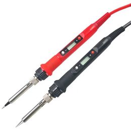 High power 80w digital display temperature regulating electric soldering iron European gauge American British Colour