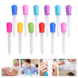 Storage Bottles 12pcs Silicone Dropper Durable Practical Feeding