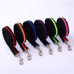 Dog Collars Nylon Leash For Running Adjustable Walking Collar Rope Pet Jogging Stretch Traction Supplies