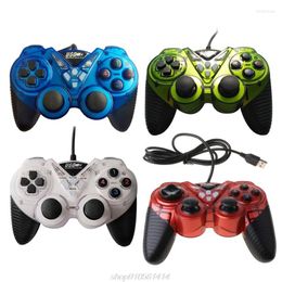 Game Controllers Wired USB Controller For PC Computer Laptop Vibration Joystick Gamepads WinXP/Win7/Win8/Win10 F22 21 Drop