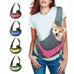 Dog Car Seat Covers Pet Cat Puppy Go Out Carrier Comfort Tote Shoulder Travel Bag Breathable Mesh Portable Sling Backpack Messenger Supplies