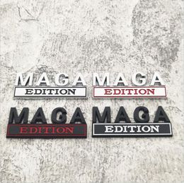 Sublimation Party Decoration 1PC MAGA EDITION Car Sticker For Auto Truck 3D Badge Emblem Decal Auto Accessories RRA771