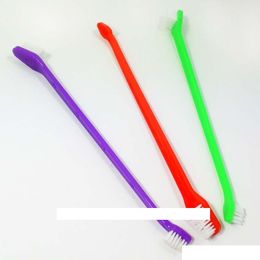 200 PCS Pet Supplies Cat Puppy Dog Dental Grooming Toothbrush Color Random send Free DHL