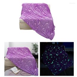 Blankets Luminous Glow Blanket Washable Reusable Keeping Warm Accessory For Kids Girl Boy Warming Birthday Present