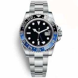 Top Luxury Master Ceramic Bezel Mens Watches Glidelock Clasp Automatic Blue Black Watch Sports Crown Wristwatch Orologio Reloj on 272C