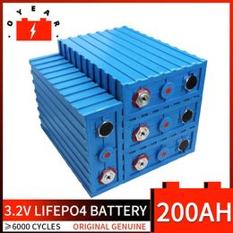 Rechargeable Lifepo4 Battery 200Ah DIY 12V 24V 48V Solar Battery Deep Cycle Marine Batteries Suitable For Golf Carts Boats EV RV