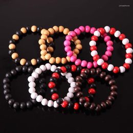 Link Bracelets 2022 Est Good Wood Bracelet Hiphop Hip-hop Fashion Environmental Protection Beads