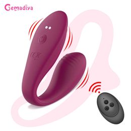 Beauty Items 10 Speeds Clitoral Stimulator Remote Control Powerful Clitoris Vibrators for Women's Panties Lay on Vibrator Female Masturbation