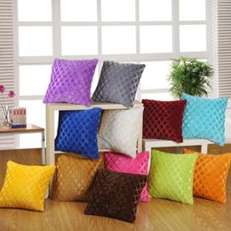 Pillow Case Plush Pillowcase Waist Throw Cushion Home Living Room Happy Gifts Soft Short Chair Seat Cases