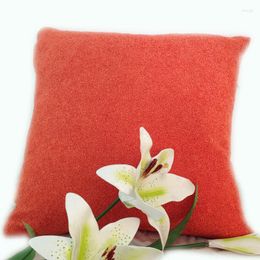 Pillow Orange Soft Square Cover For Sofa Decorative Case Stock Only 2 Pieces