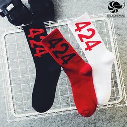 Men's Socks Winter Men Cotton Hip Hop Funny For Deodorant Thermal Sock Skateboard Chaussette Homme 424 Print Happy