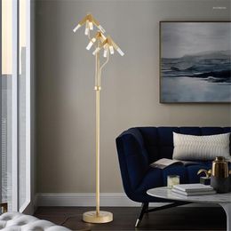 Floor Lamps Modern Standing Lamp Loft Dining Room Reading Lampshade Deco Salon Metal For Living Study Art