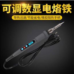 Digital display adjustable temperature electric soldering iron suit constant household maintenance