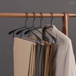 Hangers 5pcs Matte Iron For Clothes With Wide Shoulder Design Coat Suit Trousers Clothing Organiser Wardrobe Storage Racks