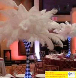 Ship by EMS white Ostrich Feather plumes for wedding Centrepiece wedding party event decor festive decoration