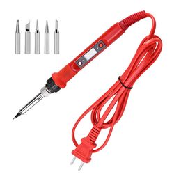 180-480 temperature regulating electric soldering iron high-power 80w LCD digital display with head suit