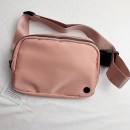 Luxury lulu fanny pack everywhere belt Bag designer bum chest yoga bag bumbag nylon Womens mens outdoor Fleece Shoulder Crossbody Waist Bags with brands