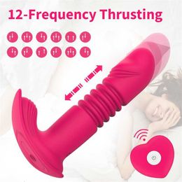 Sex Massager Remote Vibrator for Women Wearable Dildo Automatic Rotating Vagina Massage g Spot Clitoris Stimulate Masturbator Sexy Toy