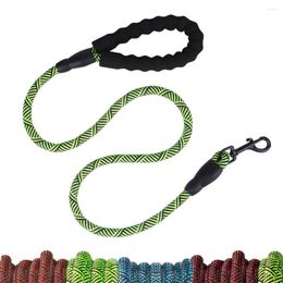 Dog Collars 120/128Cm Leash For Large Small Dogs Durable Nylon Accessories Harness Outdoor Training Sponge Handle
