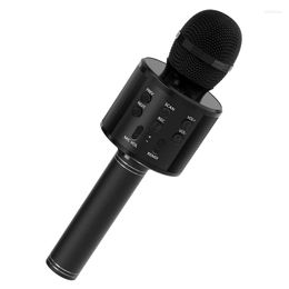 Microphones Kids Microphone Portable Handheld Wireless Bluetooth Karaoke For Boys&Girls Gift Birthday Party