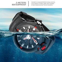 SMAEL brand Men Fashion Casual Electronics Wristwatches Clock Digital Display Outdoor Sports Watches 1637201U