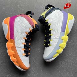 OG With Box Change The World 9s Mens Basketball shoes White Desert Berry Healing Orange Cactus Flower 9 men trainers sports