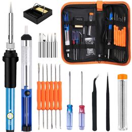 Electric soldering iron kit 110V/220V 60W temperature regulating internal heating tool