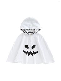 Jackets Toddler Kids Baby Girl Boy Halloween Costume Ghost Hooded Cloak Robe Cape Hat Blanket Funny Cosplay Clothes