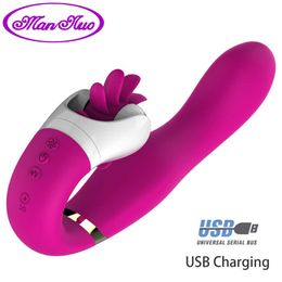 Beauty Items Rotation Dildo Vibrators Oral sexy Tongue Licking Toy ual Wellness G Spot Massage Female Clitoris Stimulator for Women