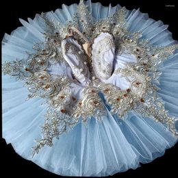 Stage Wear Tutu Ballet Professional Dress Girl Performance Costume White Female Sleeping Swan Lake