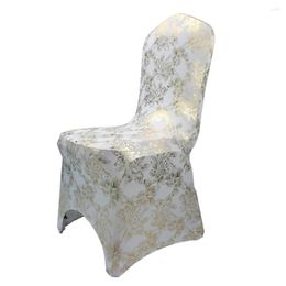 Chair Covers Wholesale Gold Silver Metallic Spandex Cover Lycra Wedding Decoration