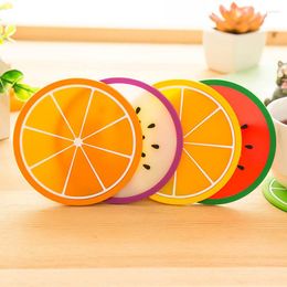 Table Mats 1 Pc Fruit Shape Cup Silicone Slip Heat Insulation Mat Drink Holder Mug Stand Home Kitchen Accessories