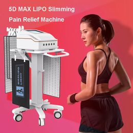 Lipo Laser Slimming Machine 650nm 940nm Red Light Therapy Weightloss Body Slim Equipment Lipolaser Fat Burning Sculpting Device Pain Relief Physical Treatment