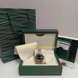Real Po With Original Box BP Factory Watch Men's 40mm Two Tone Black Dial 116713LN Ceramic Bezel 116713 Yellow Gold Asia 2194A