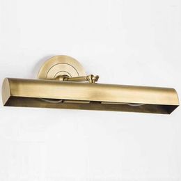 Wall Lamps High Quality Copper Lamp Modern Scone AC110V 220v Gold Bathroom Mirror Lights